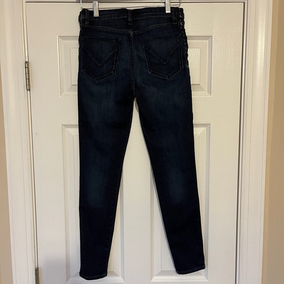 NEW*👖Hudson Barbara High Rise Super Skinny Ankle Jean w/ Side Laces NWOT 27 - Picture 7 of 15